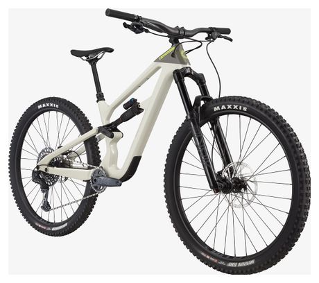 VTT Tout Suspendu Cannondale Habit Carbon LT 1 Sram GX Eagle 12V 29'' Blanc – Image 2