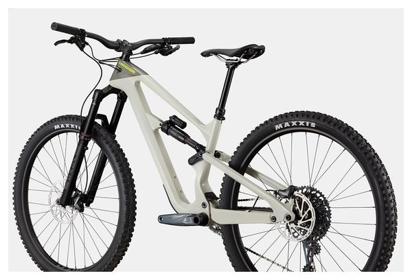 VTT Tout Suspendu Cannondale Habit Carbon LT 1 Sram GX Eagle 12V 29'' Blanc – Image 6