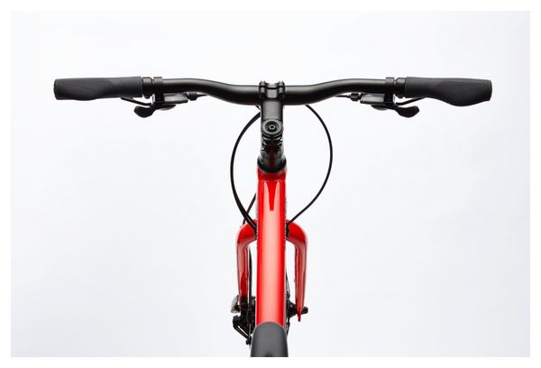 Vélo de Ville Fitness Cannondale Quick 5 Shimano Tourney 7V 700 mm Rouge Acid – Image 3