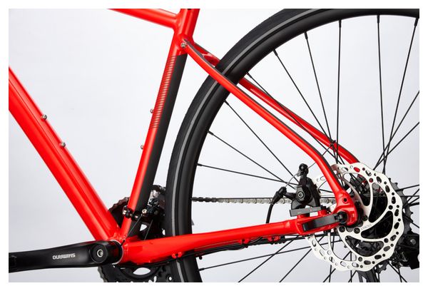 Vélo de Ville Fitness Cannondale Quick 5 Shimano Tourney 7V 700 mm Rouge Acid – Image 5