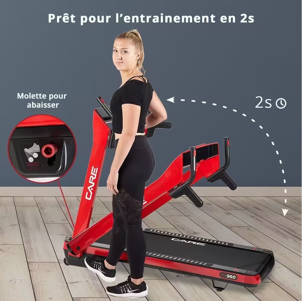 Tapis de course connecté - 14km/h - CARE - CT-960 - KINOMAP – Image 3