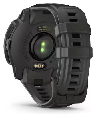 Montre GPS Garmin Instinct E - 45 mm Noir avec Bracelet en Silicone Gris Charcoal – Image 5