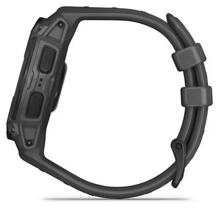Montre GPS Garmin Instinct E - 45 mm Noir avec Bracelet en Silicone Gris Charcoal – Image 7