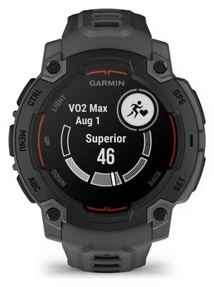 Montre GPS Garmin Instinct E - 45 mm Noir avec Bracelet en Silicone Gris Charcoal – Image 9