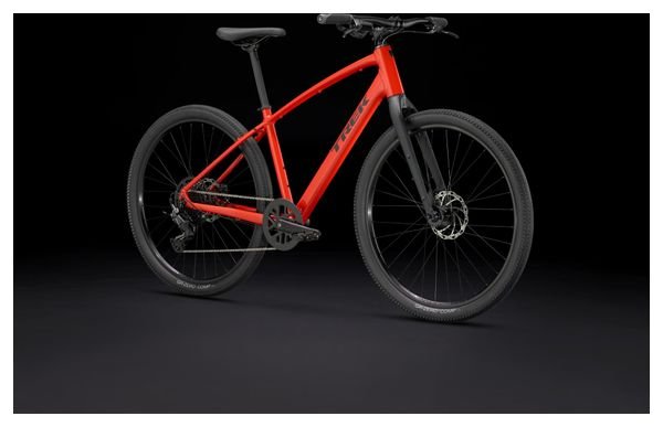 Vélo Fitness Trek Dual Sport 2 Shimano CUES 9V 27.5'' Rouge Gén 5 – Image 3