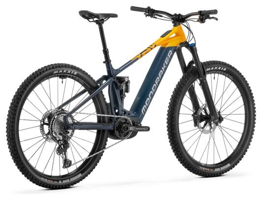 VTT Électrique Tout-Suspendu Mondraker Crafty Race Shimano XT 12V 750Wh 29'' Gris Jaune 2025 – Image 3