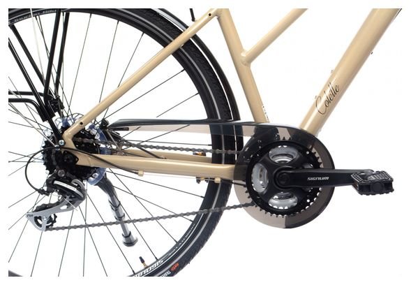 Vélo de Ville Femme Bicyklet Colette Shimano Acera/Altus 8V 700 mm Ivoire Brillant – Image 2