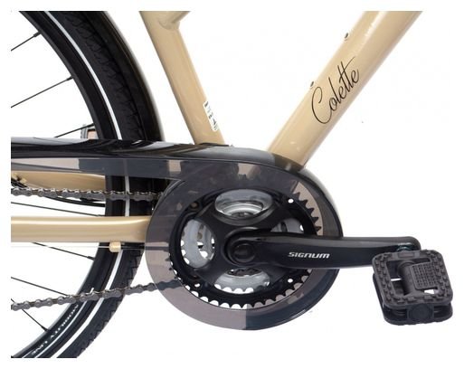 Vélo de Ville Femme Bicyklet Colette Shimano Acera/Altus 8V 700 mm Ivoire Brillant – Image 4