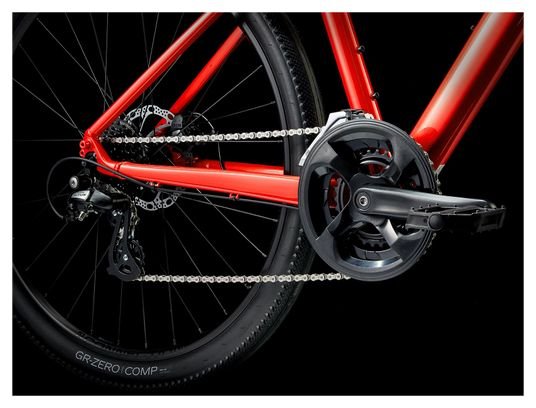 Vélo Fitness Trek Dual Sport 1 Shimano Tourney / Altus 8V 650mm Rouge Lave – Image 7