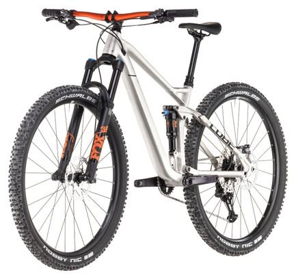VTT Tout-Suspendu Cube Stereo One22 Race Shimano Deore/Deore XT 12V 29'' Argent Raw Metal 2025 – Image 3