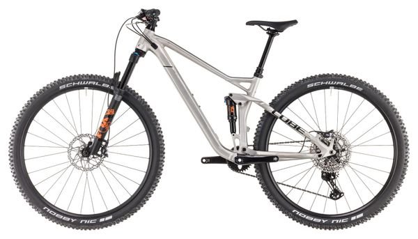 VTT Tout-Suspendu Cube Stereo One22 Race Shimano Deore/Deore XT 12V 29'' Argent Raw Metal 2025 – Image 4