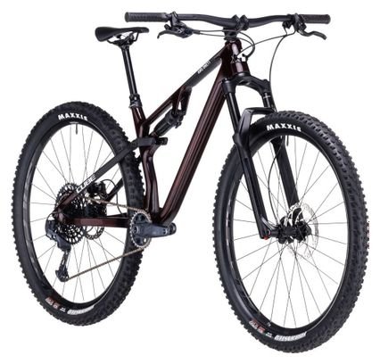 VTT Tout-Suspendu Cube AMS One11 C:68X Pro 29 Sram GX Eagle 12V 29'' Rouge Liquid Carbon – Image 2