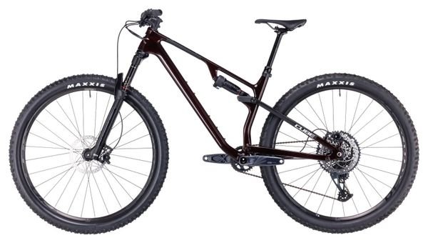 VTT Tout-Suspendu Cube AMS One11 C:68X Pro 29 Sram GX Eagle 12V 29'' Rouge Liquid Carbon – Image 4