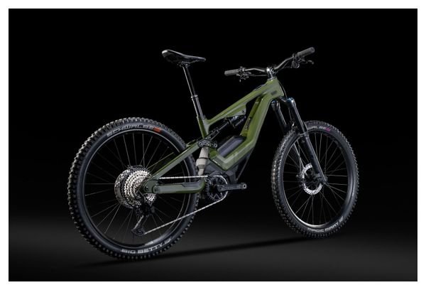 VTT Electrique Tout-Suspendu Lapierre Overvolt GLP Elite 3 Shimano XT 12V 800Wh MX (29/27.5'') Vert 2025 – Image 2