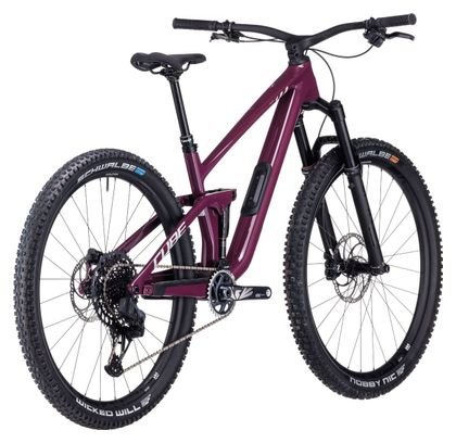 VTT Tout-Suspendu Cube Stereo One44 C:68X SLX Sram GX Eagle AXS 12V 29'' Rose Rouge Wine 2024 – Image 6