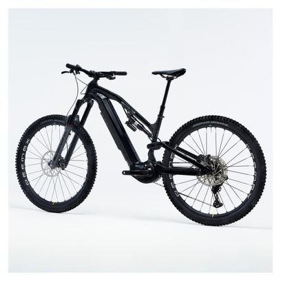 VTT Électrique Tout-Suspendu Rockrider E-Feel 900S Team Edition Shimano XT Di2 12V 630Wh 29'' Noir 2024 – Image 3