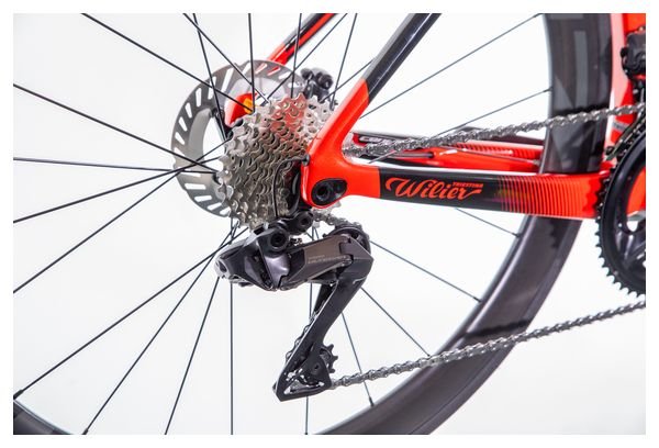 Vélo de Route Wilier Triestina Cento10 SL Shimano Ultegra Di2 12V 700 mm Rouge Noir 2023 - Produit Reconditionné – Image 8