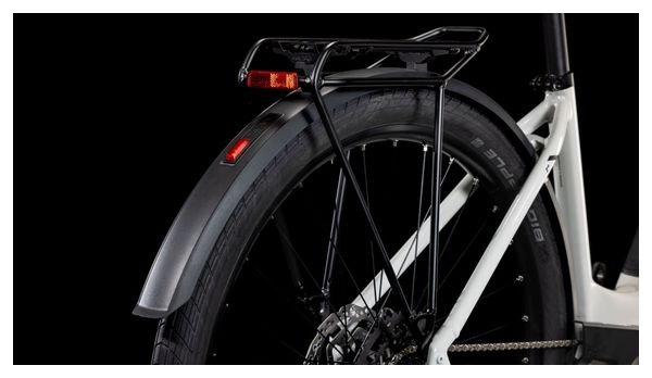 VTC Électrique Cube Touring Hybrid One 625 Easy Entry Shimano Cues 9V 625 Wh 700 mm Blanc Cotton Gris 2025 – Image 10