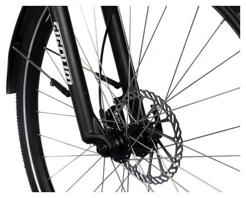 VTC Électrique Bicyklet Joseph Shimano Altus 7V 417 Wh 700 mm Noir Gris – Image 8