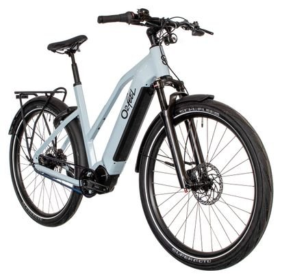 Vélo de Ville Électrique O2 Feel Vern Urban Power 9.2 Mid Shimano Nexus Inter 5-E 5V 720 Wh 27.5'' Gris Polaire – Image 2