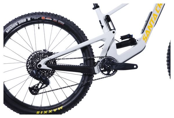 VTT Tout-Suspendu Santa Cruz Bronson 4.1 Sram GX AXS 12V MX (29/27.5'') Blanc – Image 3
