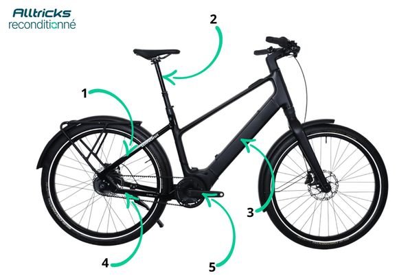 Vélo Ville Electrique Winora iRide PURE R5f Shimano Nexus 5V 400Wh Noir 2024 – Image 3