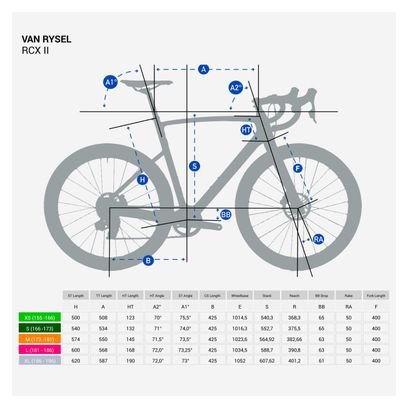 Vélo de Cyclocross Van Rysel RCX II Sram Apex AXS 12V 700 mm Gris – Image 10