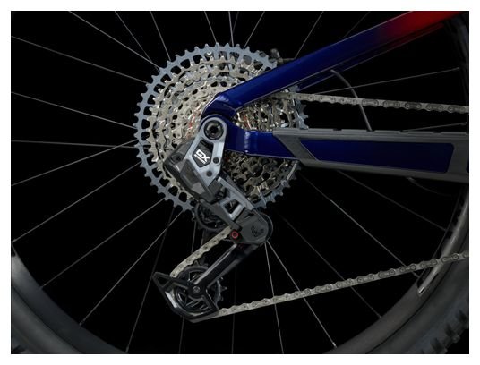 VTT Tout Suspendu Trek Fuel EX 8 Sram GX Eagle AXS T-Type 12V 29'' Rouge/Bleu Gén 6 – Image 8
